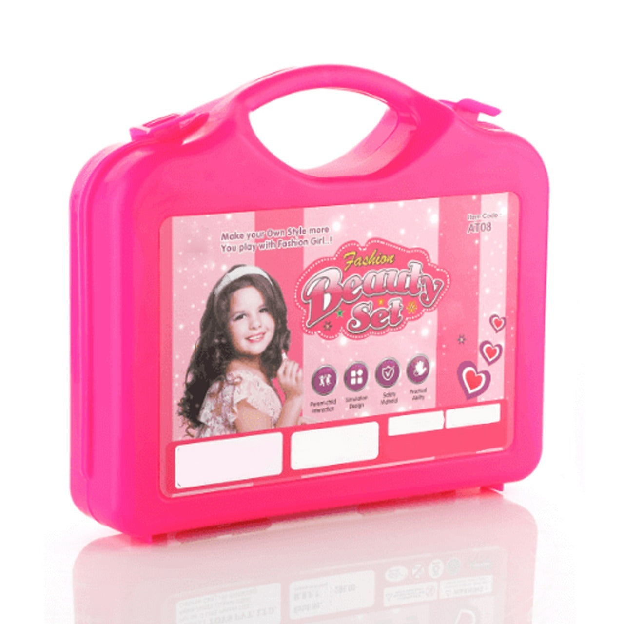 Multicolour kids makeup set with suitcase Multicolour kids makeup set with suitcase